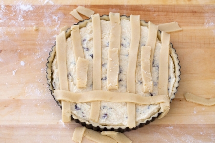Preparazione Crostata di ricotta e uvetta - Fase 3 Preparazione Crostata di ricotta e uvetta - Fase 3