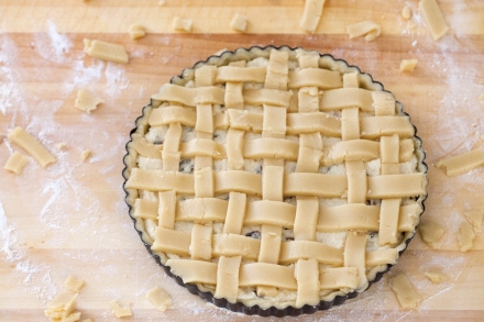 Preparazione Crostata di ricotta e uvetta - Fase 5 Preparazione Crostata di ricotta e uvetta - Fase 5