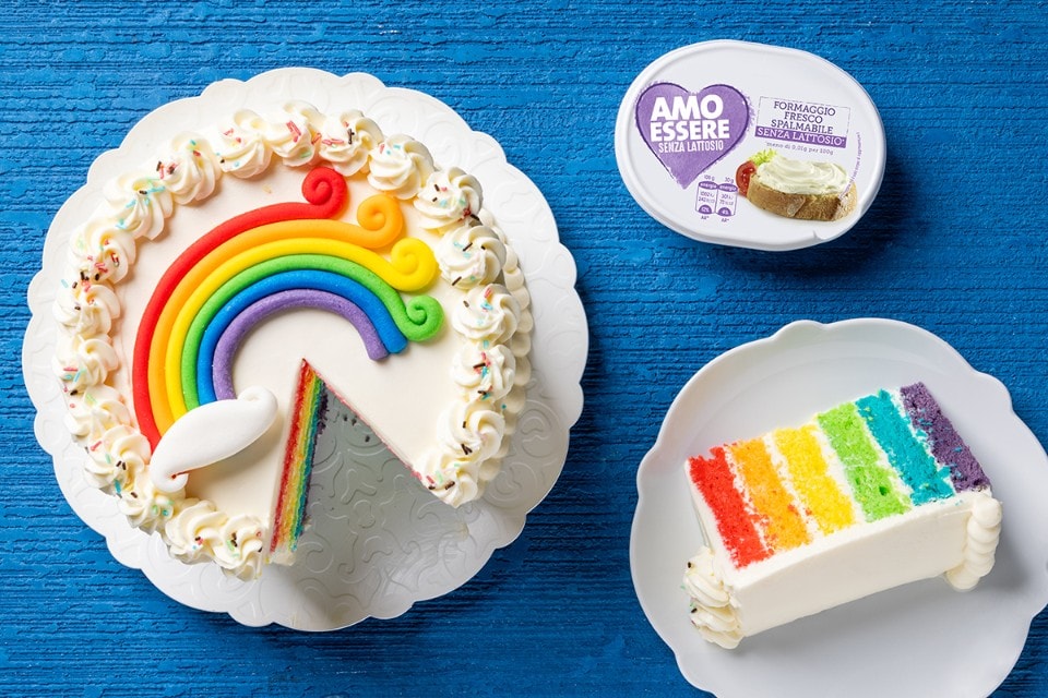 Rainbow cake ricetta