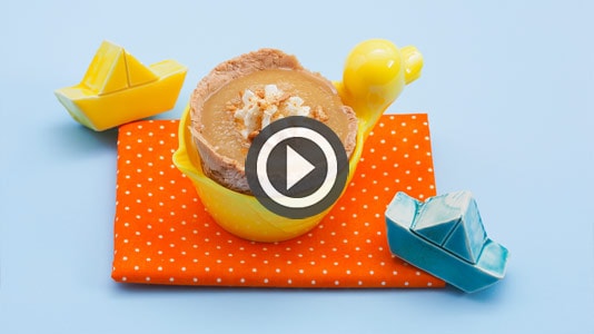 Guarda il video della Ciotolina di biscotti con ricotta e mela