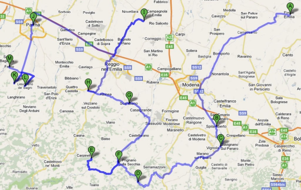 Bollettino ai naviganti Viaggio nell'Emilia piccola Cucchiaio d'Argento