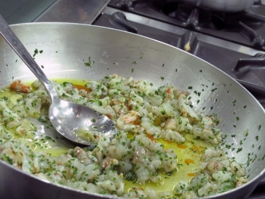 Piccoli Placidi Piatti | Spaghettini tiepidi con ricci e mazzancolle di Stefano Cerveni