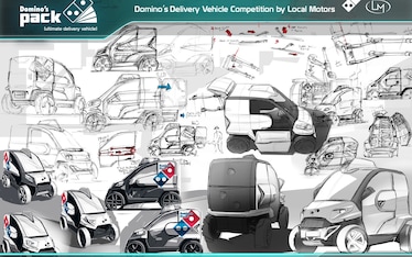 Arriva la pizza-mobile