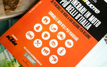 Gli itinerari in moto di DueRuote e il Cucchiaio in edicola