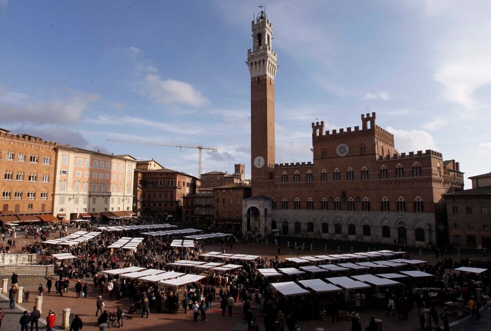 Week end enogastronomico in Piazza del Campo a Siena