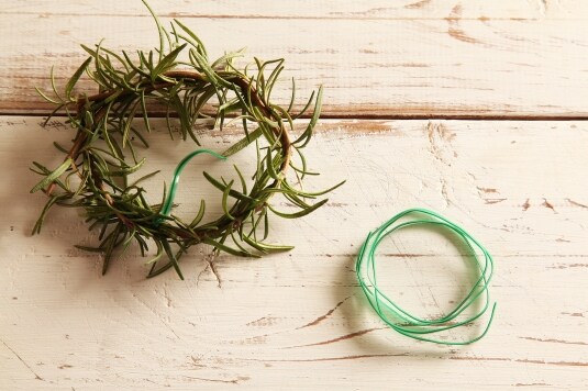 Segnaposto con il rosmarino DIY