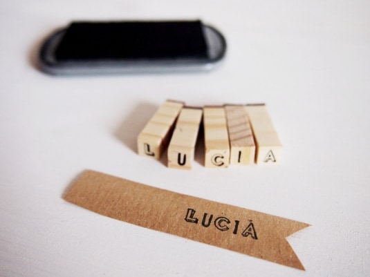 Segnaposto fai da te con fiocco di neve