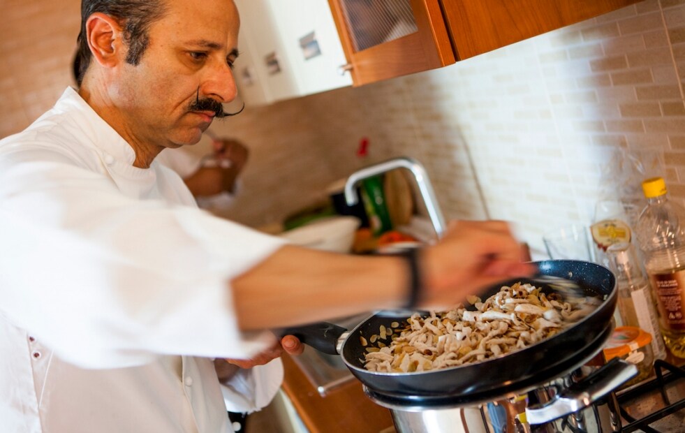 Una festa a casa con lo chef Mimmo Alba e con Il Cucchiaio d'Argento
