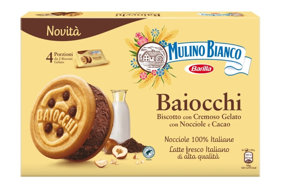 gelati pan di stelle, baiocchi, ringo