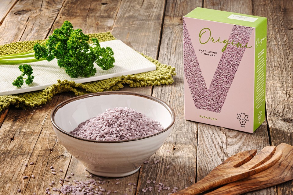 Riso rosa puro Riso rosa puro