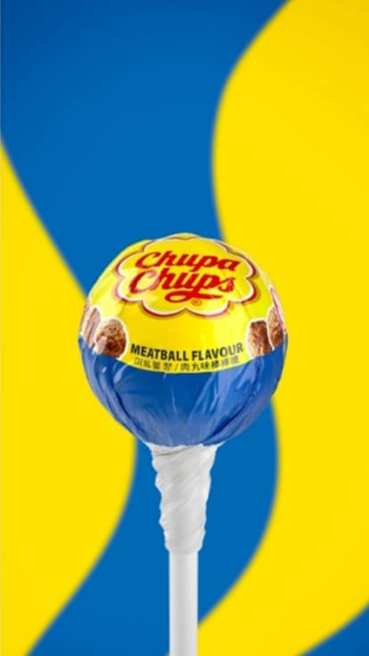 IKEA e Chupa Chups lanciano il lecca-lecca alla polpetta e non è (più) un pesce d’aprile 