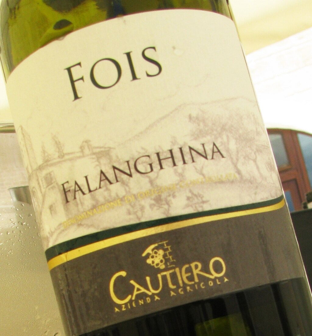 DOC Falanghina del Sannio Fois - Cautiero 2012 ricetta DOC Falanghina del Sannio Fois - Cautiero 2012