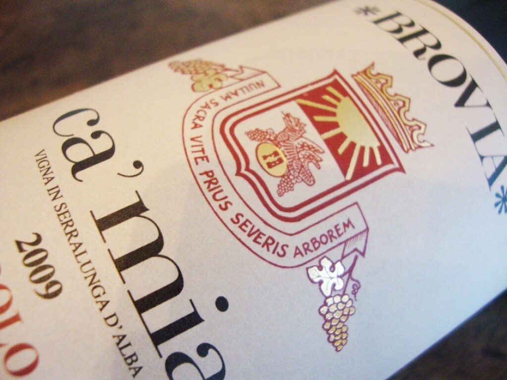 DOCG Barolo Ca'Mia - Brovia 2009 ricetta DOCG Barolo Ca'Mia - Brovia 2009