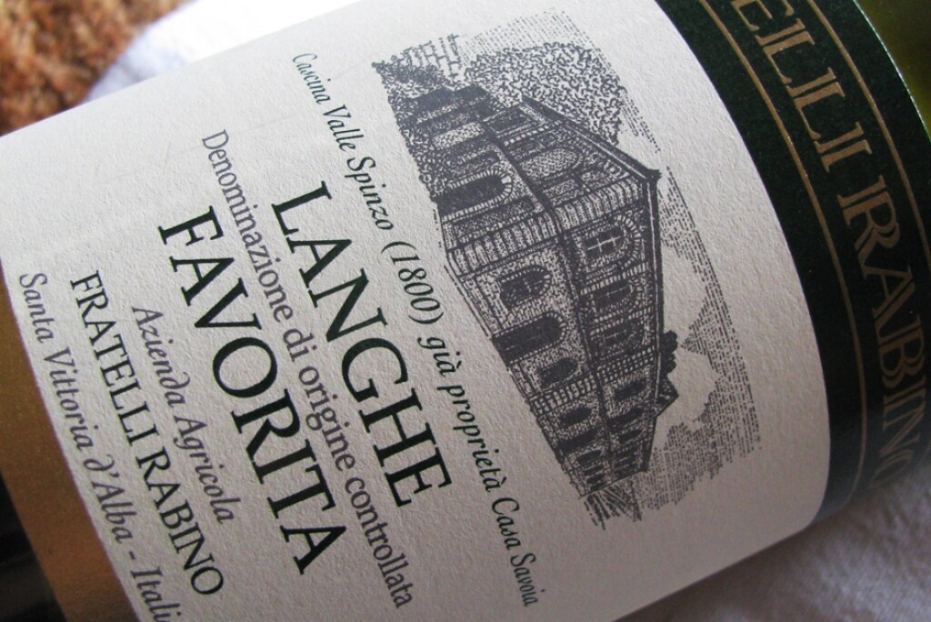 DOC Langhe Favorita - Fratelli Rabino 2012 ricetta DOC Langhe Favorita - Fratelli Rabino 2012