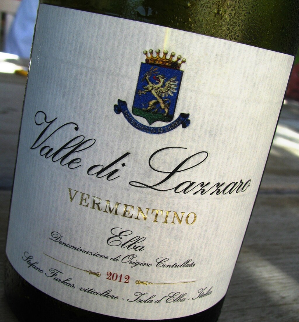 DOC Elba Vermentino Valle di Lazzaro 2012 Cucchiaio d'Argento