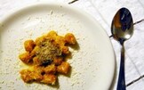 Gnocchi di Zucca con Ragù di Fegatini di Pollo