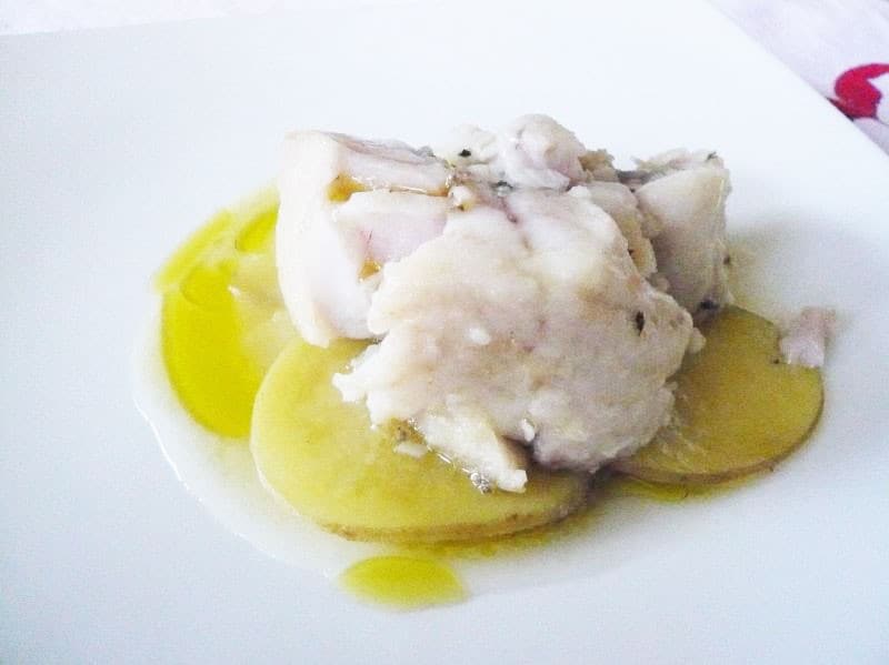 Filetti di Cernia con Medaglioni di Patate in Padella ricetta