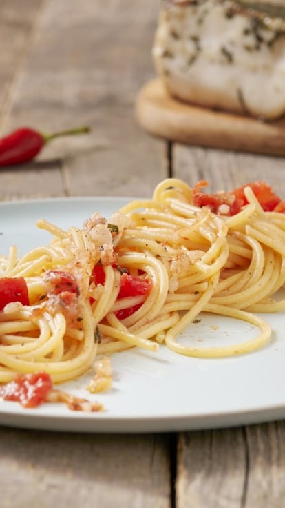 Bucatini con il lardo