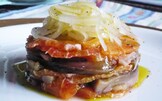 Aringa affumicata con arance e cipolla gelificata al Moscato