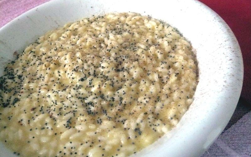 Risotto alla birra con semi di papavero ricetta