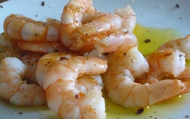 Mazzancolle flambè alla vodka