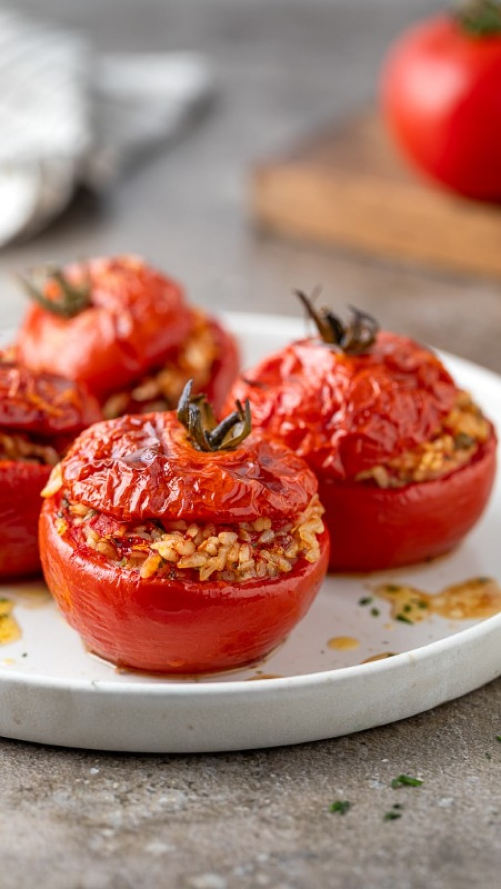 Ricetta Pomodori con il riso vegetariani - Cucchiaio d'Argento