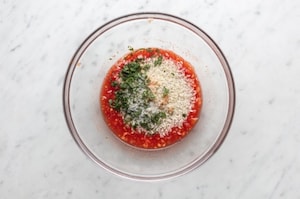 Preparazione Pomodori con il riso vegetariani - Fase 2