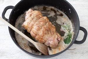 Preparazione Arrosto di vitello al latte - Fase 2