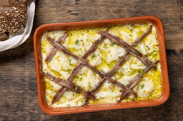 Baccalà alle acciughe