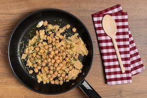Preparazione Calamarata con crema di ceci - Fase 1