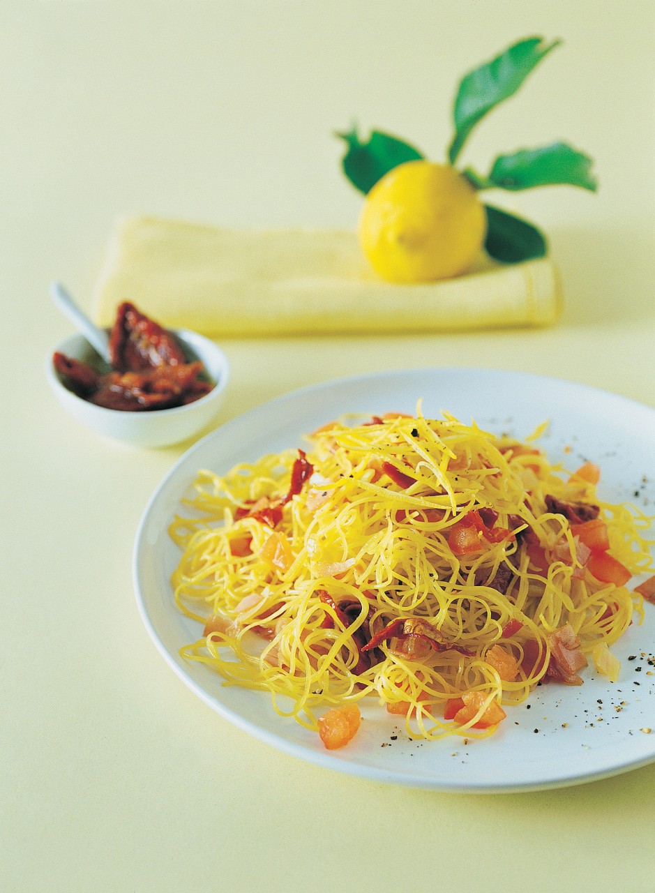 Capellini al profumo di limone ricetta