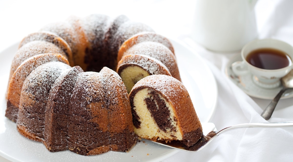 Ciambellone marmorizzato ricetta