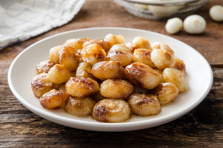 Preparazione Cipolline glassate - Fase 2 Preparazione Cipolline glassate - Fase 2