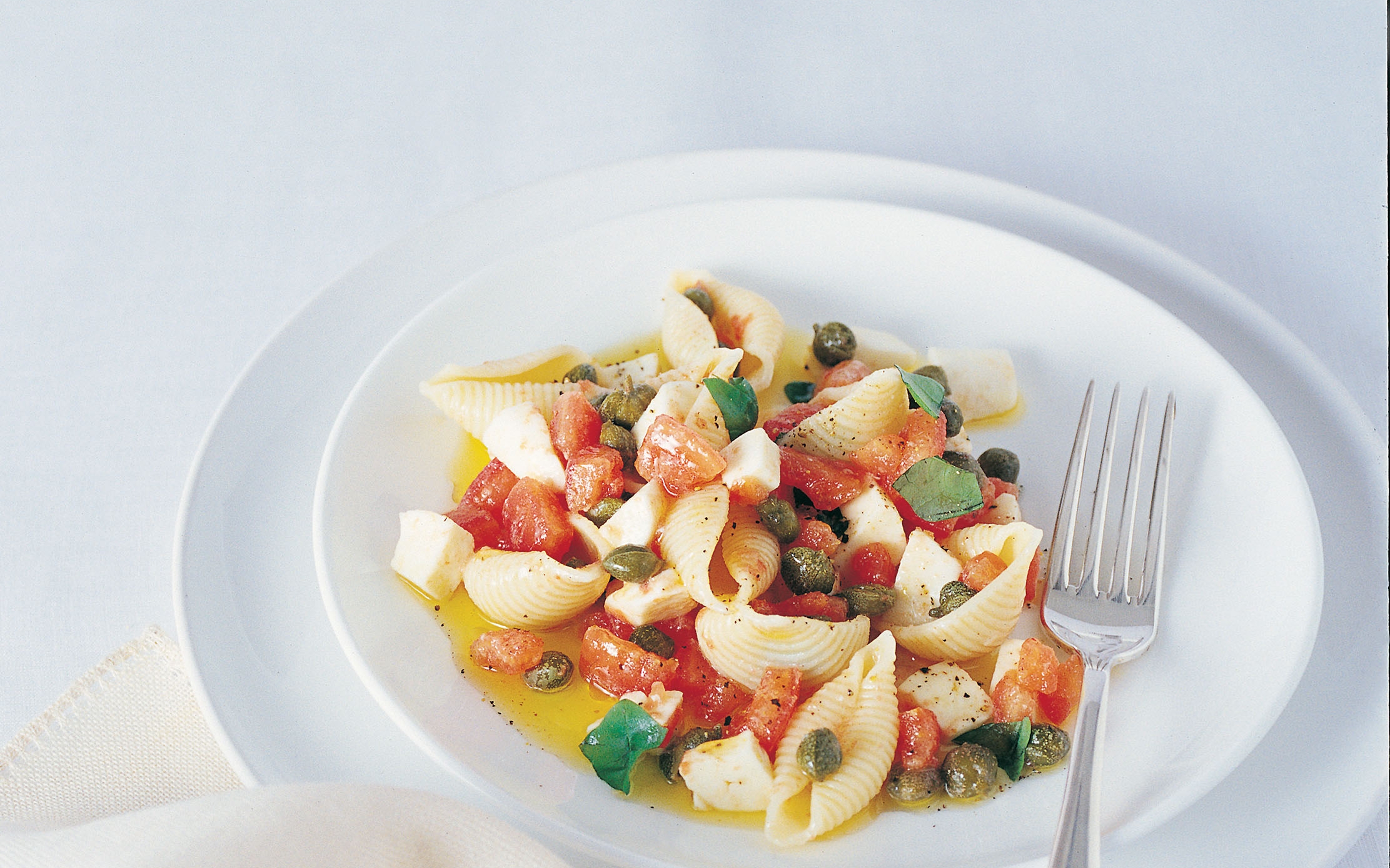 Conchigliette alla mozzarella Conchigliette alla mozzarella