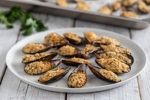 Preparazione Cozze gratinate - Fase 4