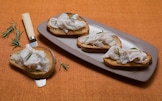 Crostini al lardo di Arnad