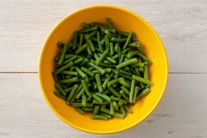 Preparazione Fagiolini con uova cremose - Fase 1