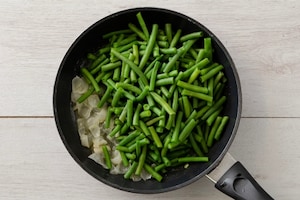 Preparazione Fagiolini con uova cremose - Fase 1