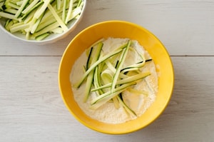 Preparazione Zucchine fritte alla romana - Fase 1