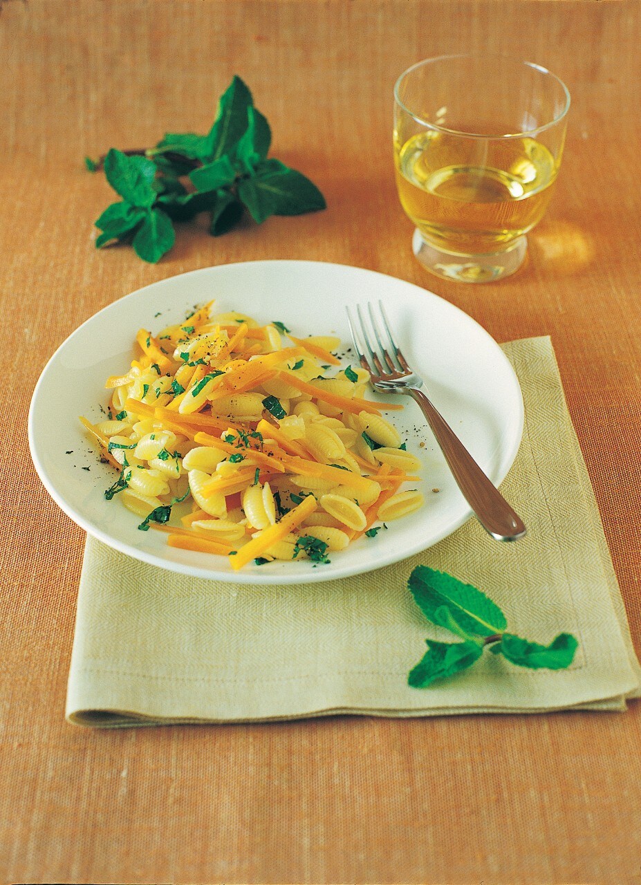 Gnocchetti sardi con carote alla menta ricetta