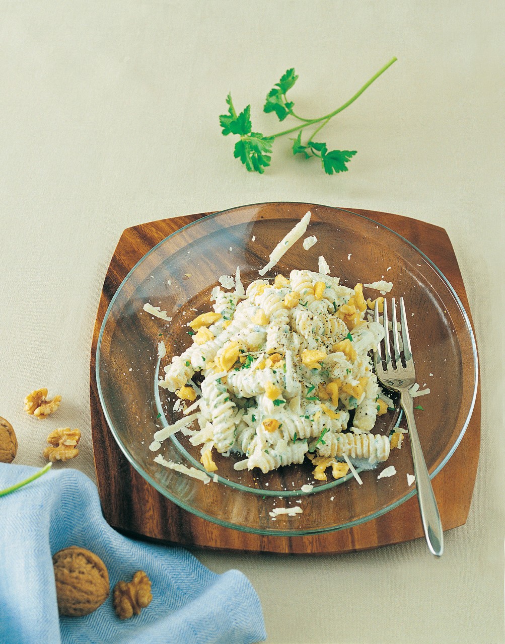 Fusilli alla robiola ricetta