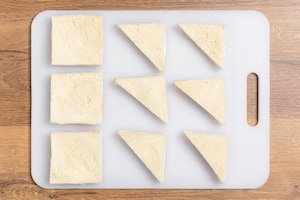 Preparazione Mozzarella in carrozza - Fase 1