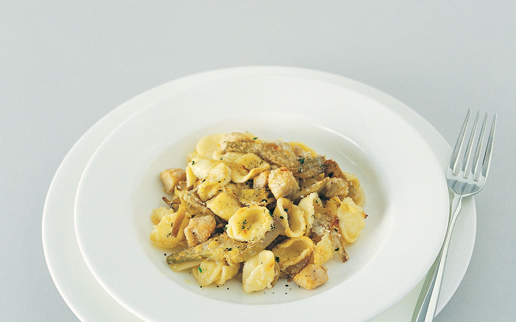 Orecchiette al petto di pollo Orecchiette al petto di pollo