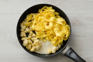 Preparazione Pappardelle con cavolfiori alla crema di gorgonzola - Fase 2