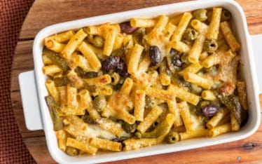 Pasta al forno con peperoni