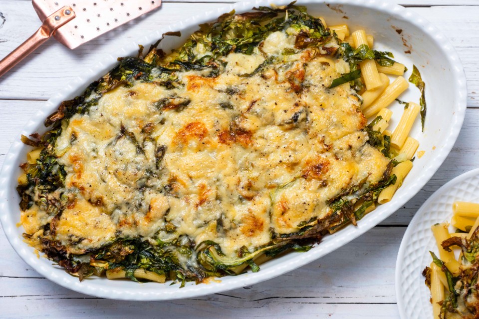 Pasta gratinata alla lattuga Pasta gratinata alla lattuga