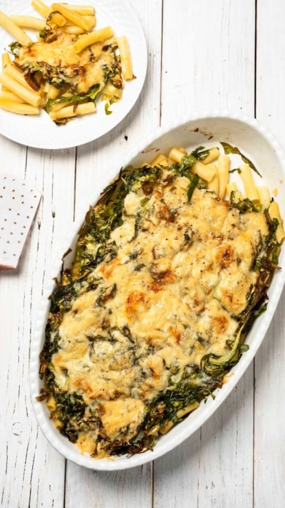 Pasta gratinata alla lattuga