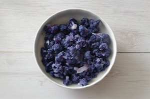 Preparazione Penne con cavolfiore viola - Fase 1