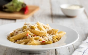 Penne con le melanzane