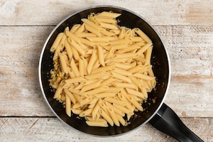 Preparazione Penne con le melanzane - Fase 3
